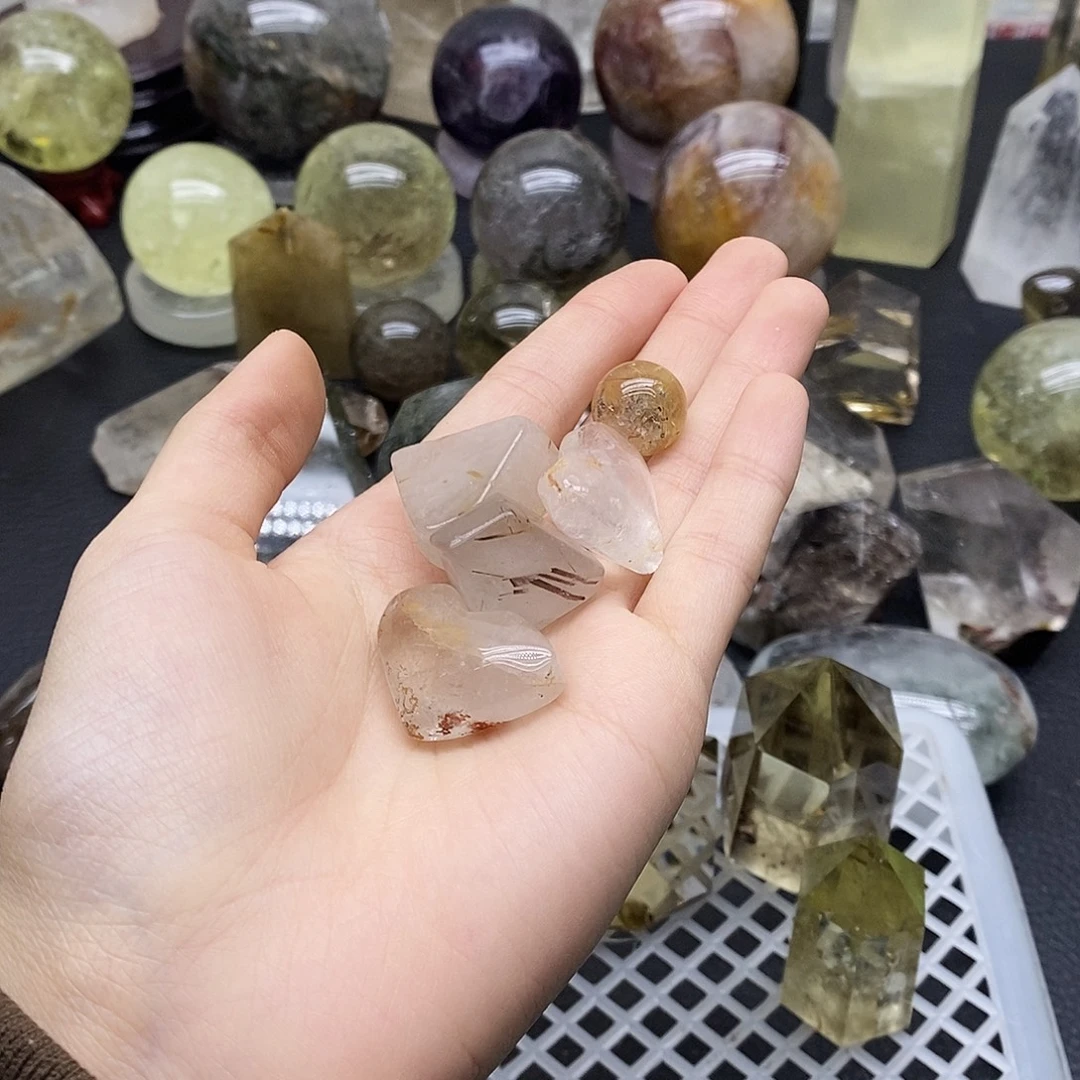 水晶未镶嵌珠宝半成品49水晶石