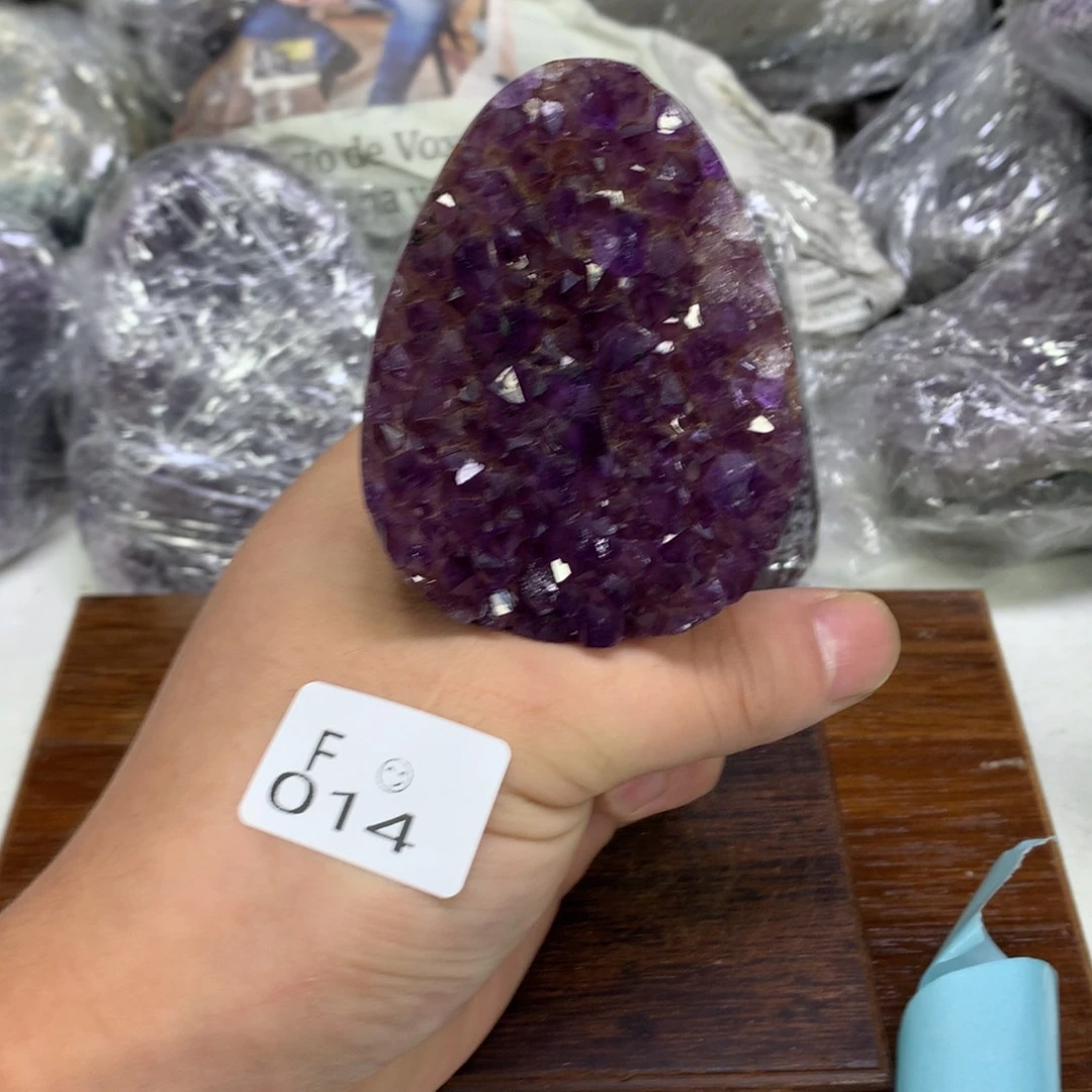 未镶嵌摆件紫晶水晶