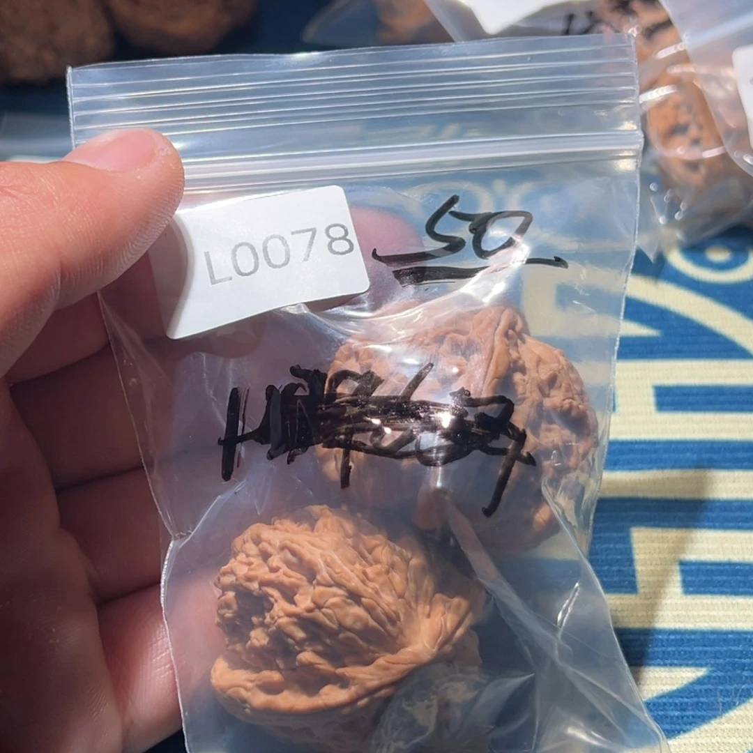 文玩核桃吊坠白狮子