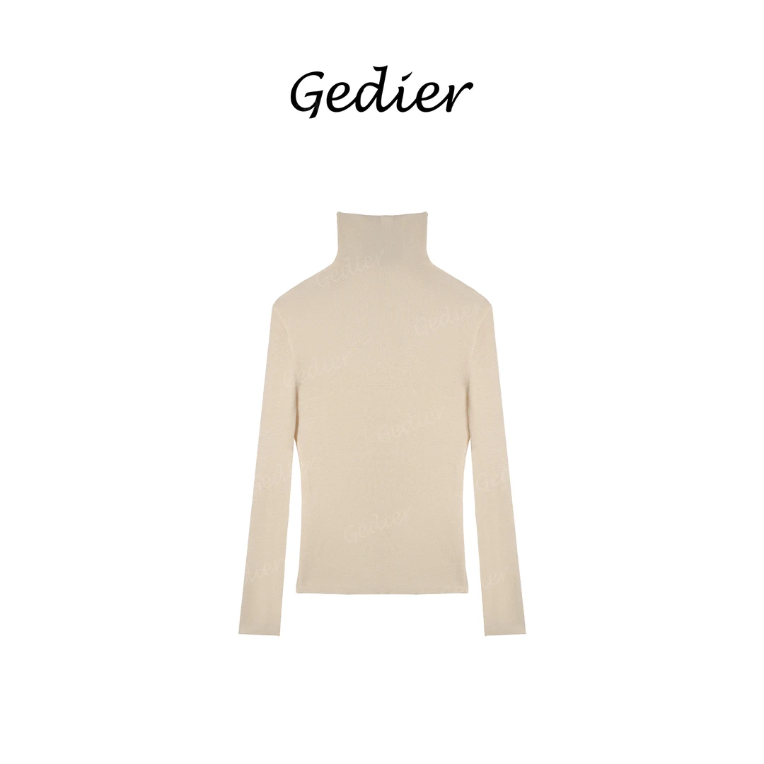 【歌蒂尔Gedier】女士纯色百搭毛衣 XGF50237Y