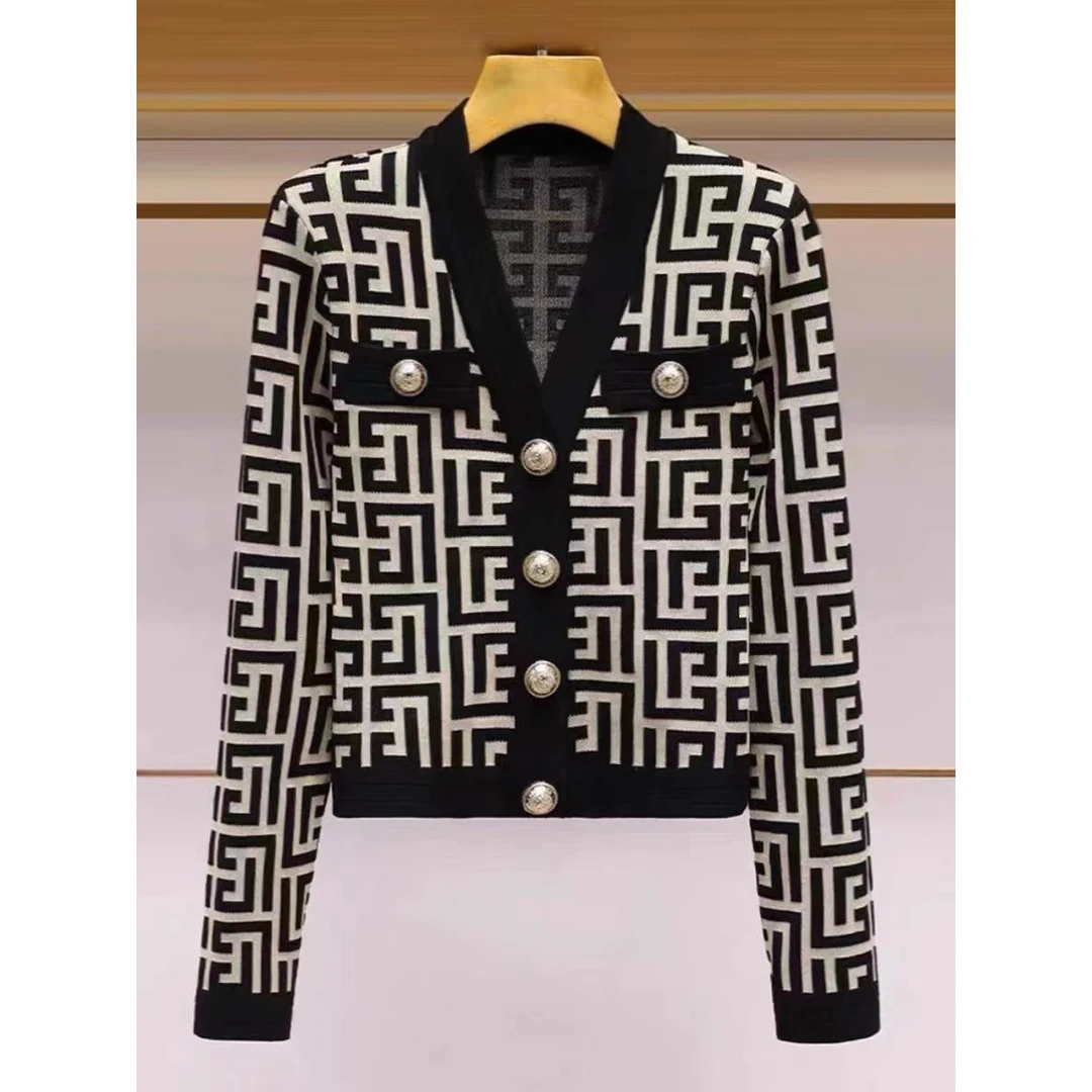 MY231法式v领女秋冬季2023新款宽松加厚内搭高级感毛针织衫