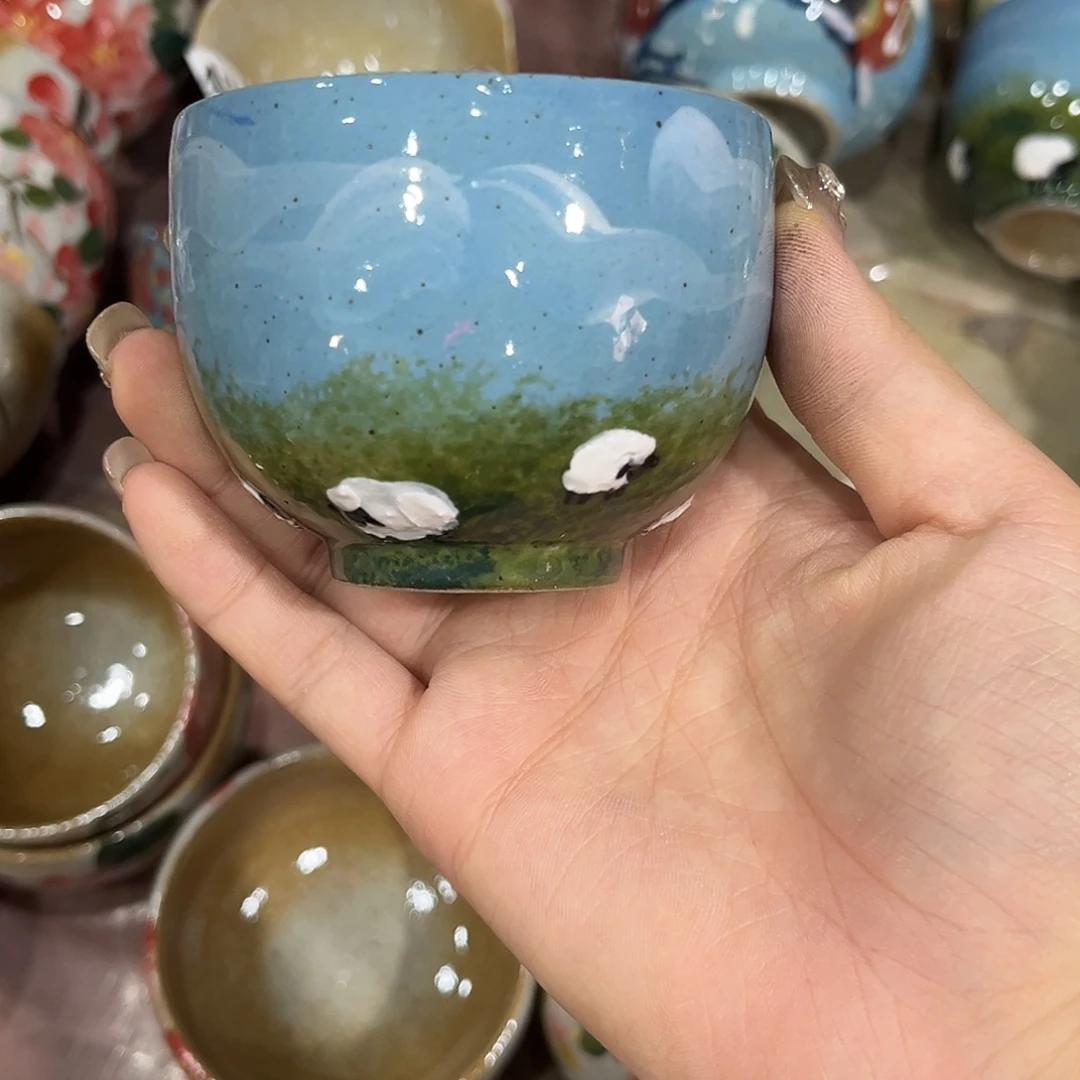 景德镇手工手绘高温釉下彩