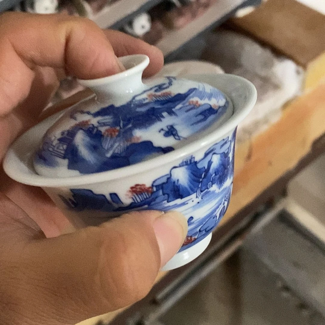 杯观**月景德镇高温还原陶瓷