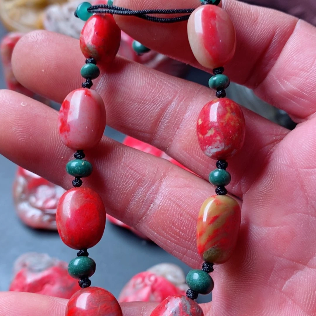 昌化鸡血石昌化鸡血石手链