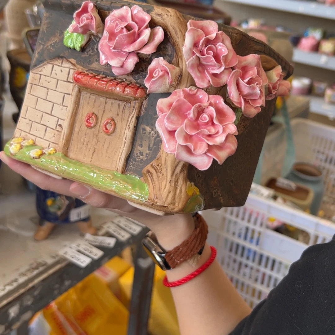 满18.8米包邮秒退拉黑多肉花盆