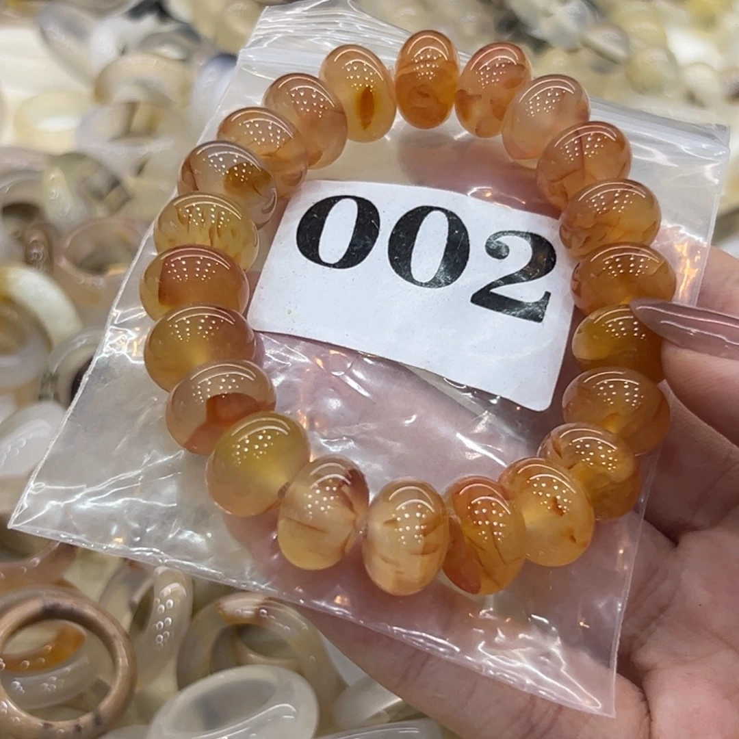 不***子玛瑙/玉髓戒指合金2