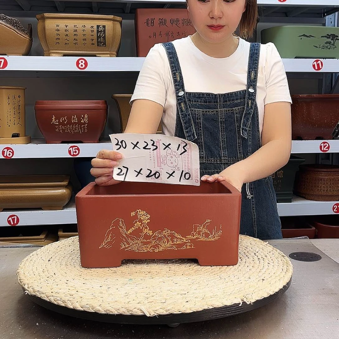 紫砂花盆紫砂花盆
