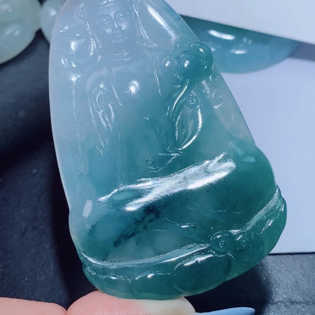 定制翡翠未镶嵌定制毛货翡翠挂件