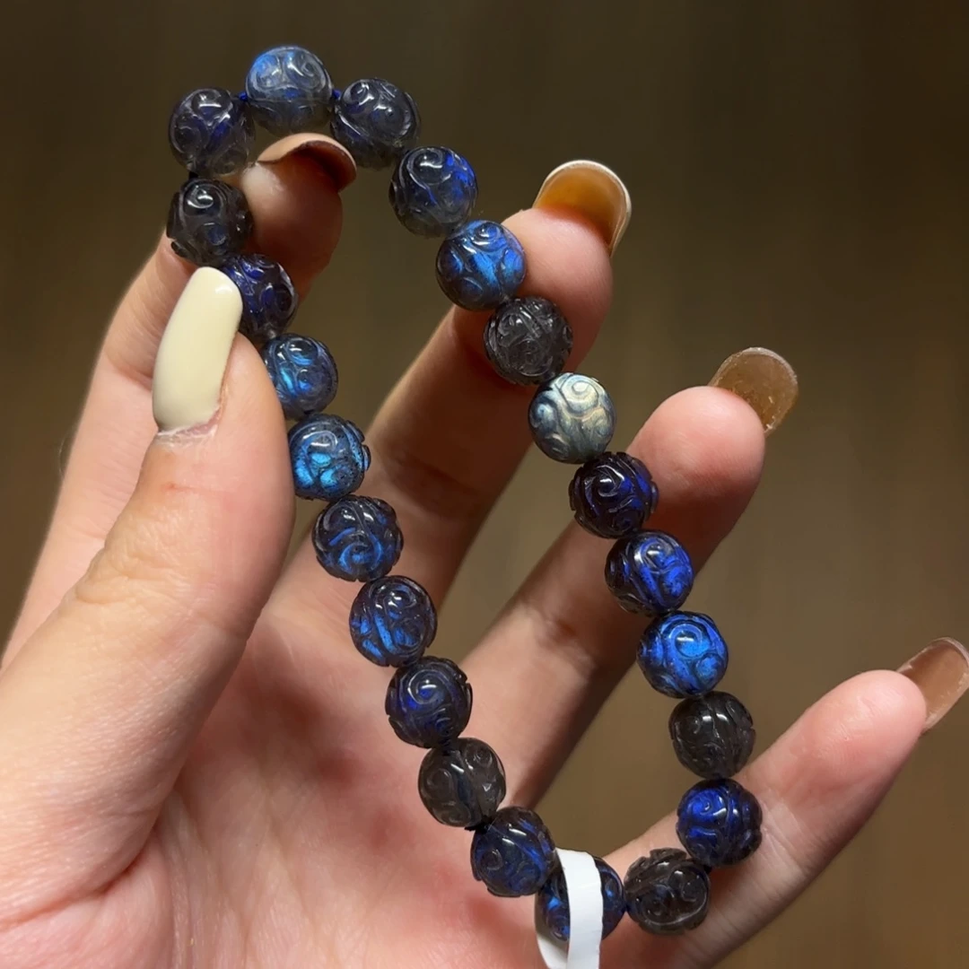 未镶嵌手链长石8mm左右