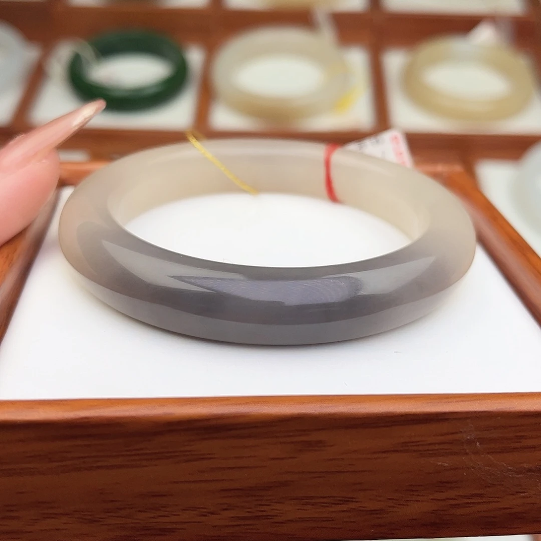 和田玉未镶嵌手镯57.3