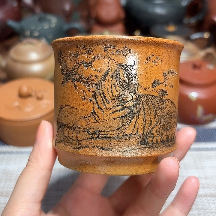 茶杯紫砂宜兴紫砂茶具茶杯12