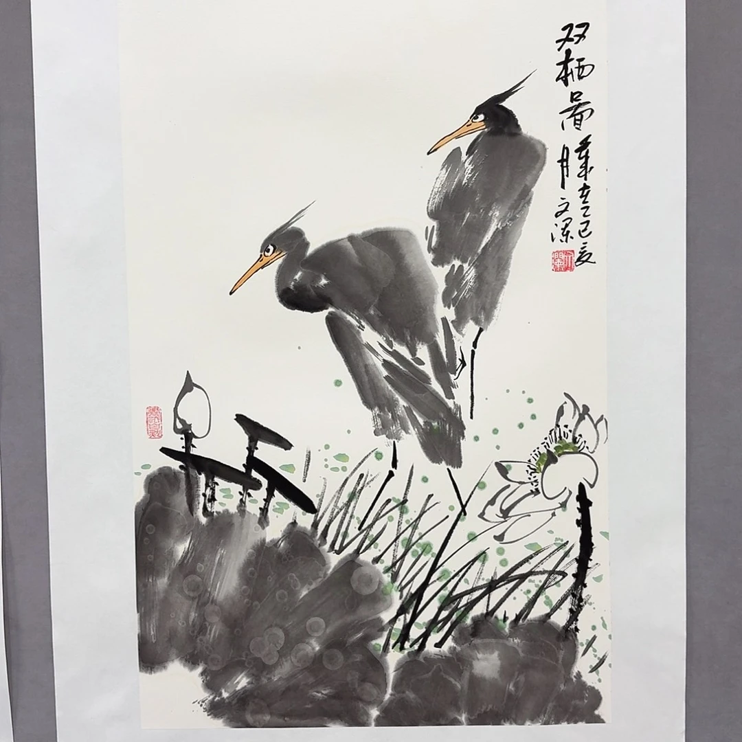 国画亲笔手绘放心去藏
