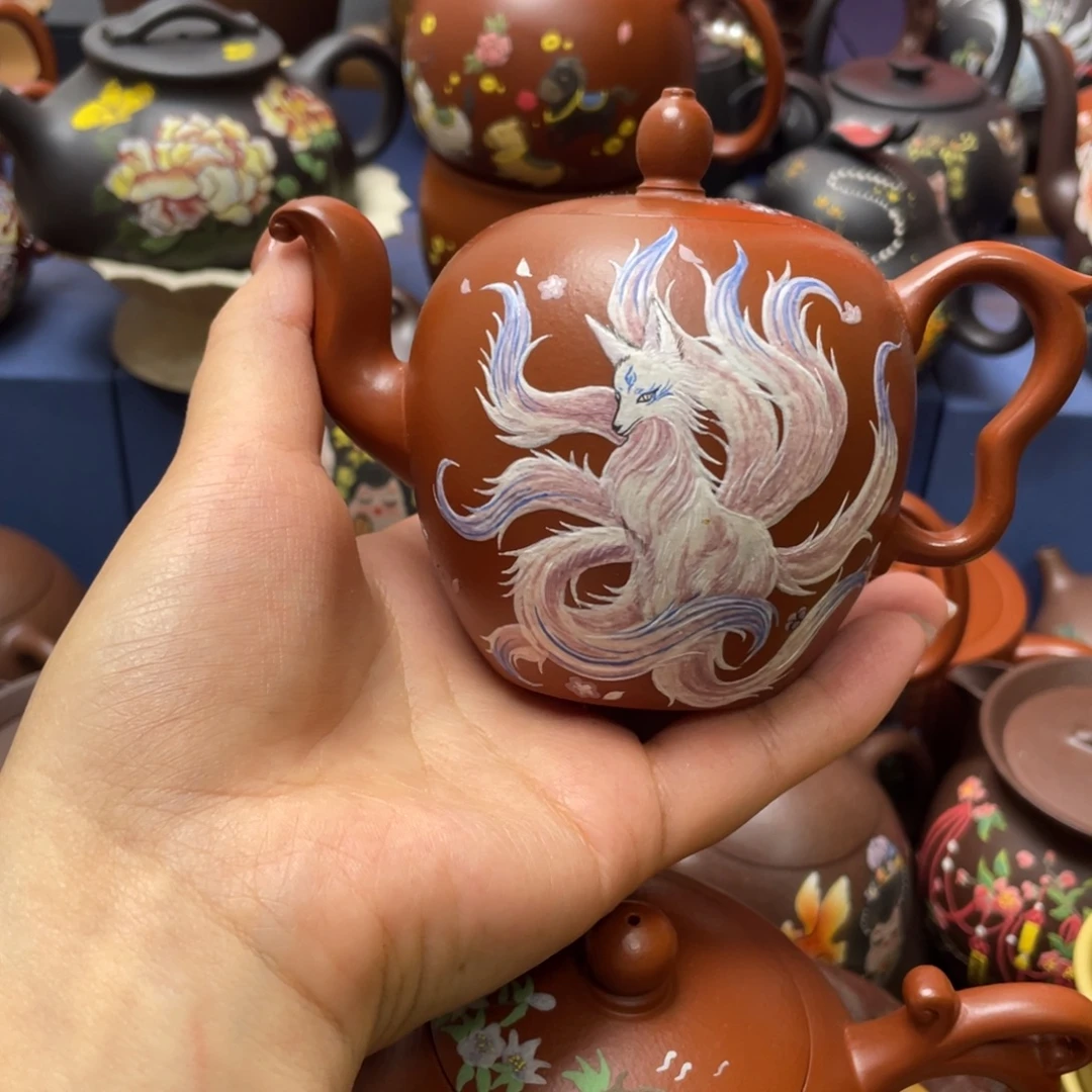 清***集茶杯紫砂紫砂主人杯180cc