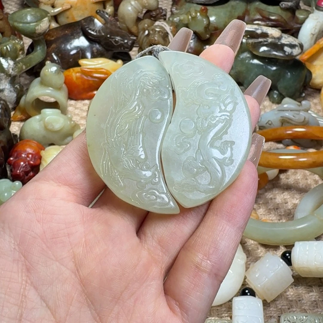 白玉菩提吊坠挂件
