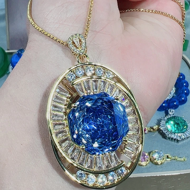 钨金红色蓝色满钻镶嵌