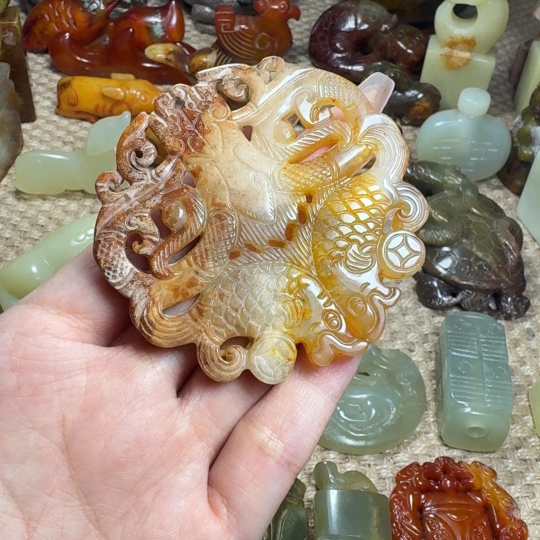 白玉菩提吊坠挂件