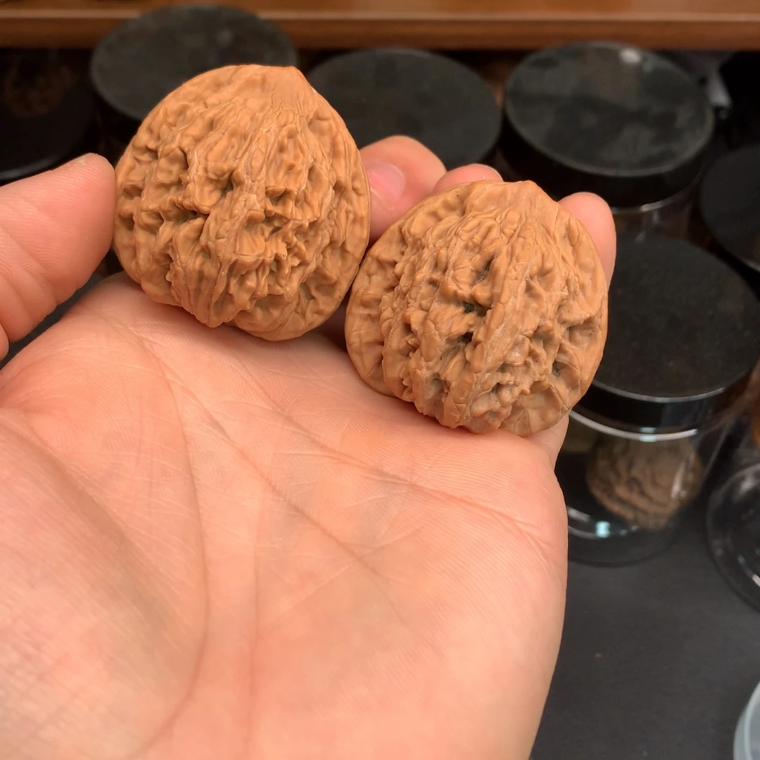 吊坠文玩核桃42虎头