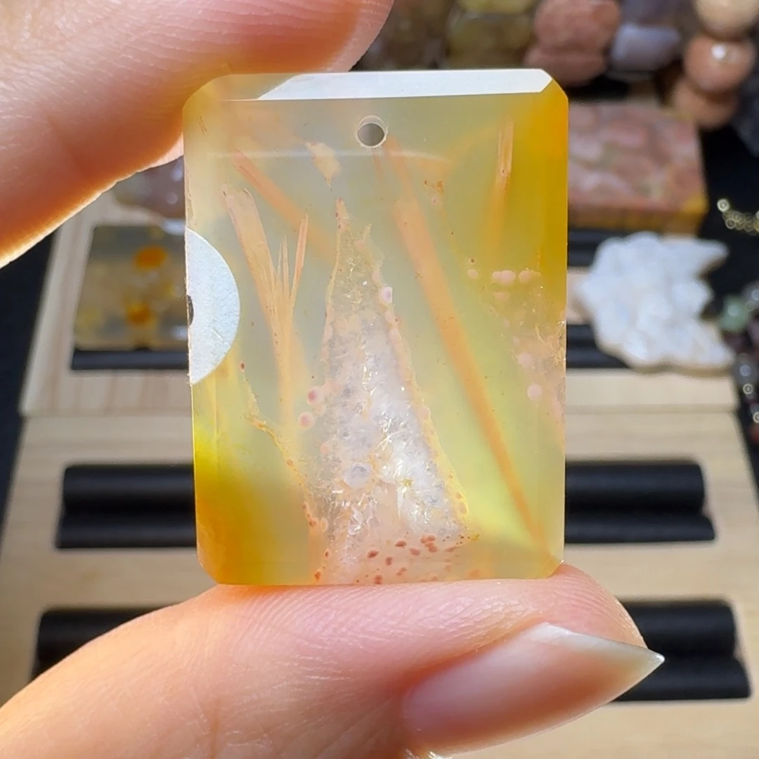 石英质玉未镶嵌美美发丝，照骗
