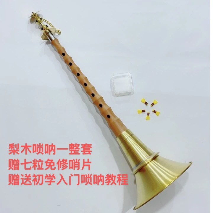 初学民间不定调乐器唢呐平均孔唢呐乐器手工梨木唢呐