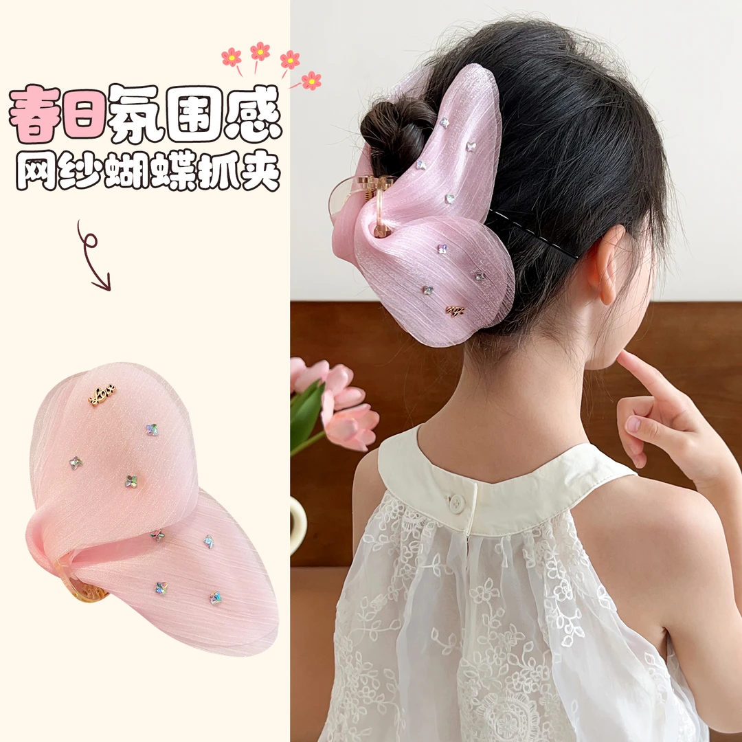 发饰顶夹抓夹极简风少女风发夹复古/宫廷边夹甜美儿童女童公主