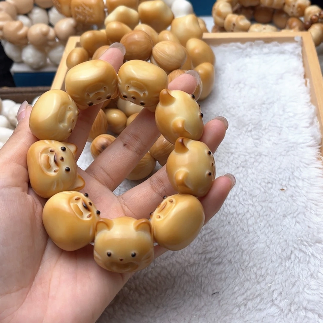 吊坠菩提根/象牙果卡27+牙牙猫