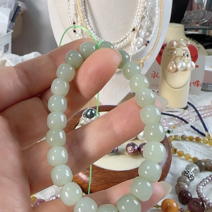 未镶嵌淡水珍珠8加且某末兰品质好配件隔珠有结构浅**爱