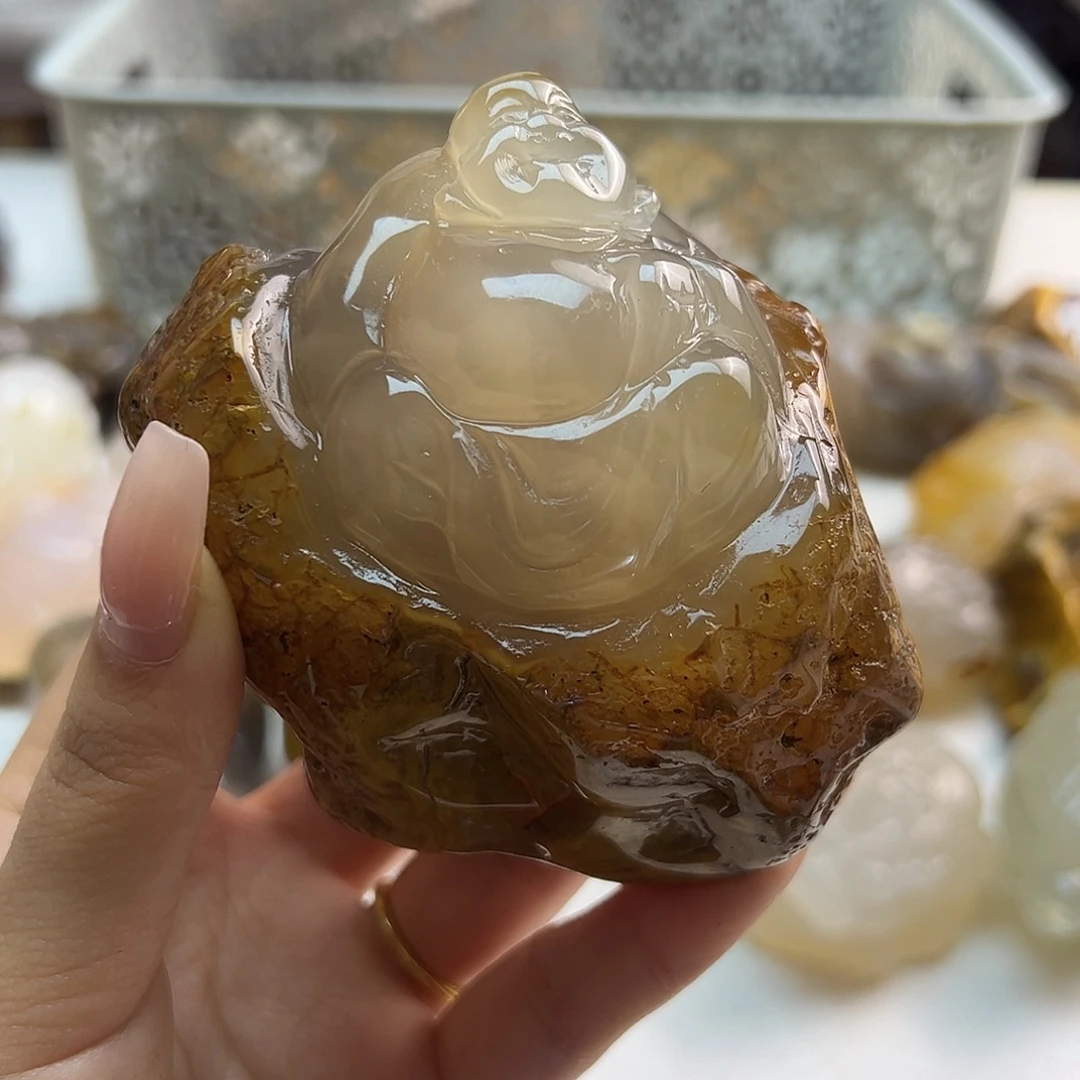 玛瑙/玉髓未镶嵌项链
