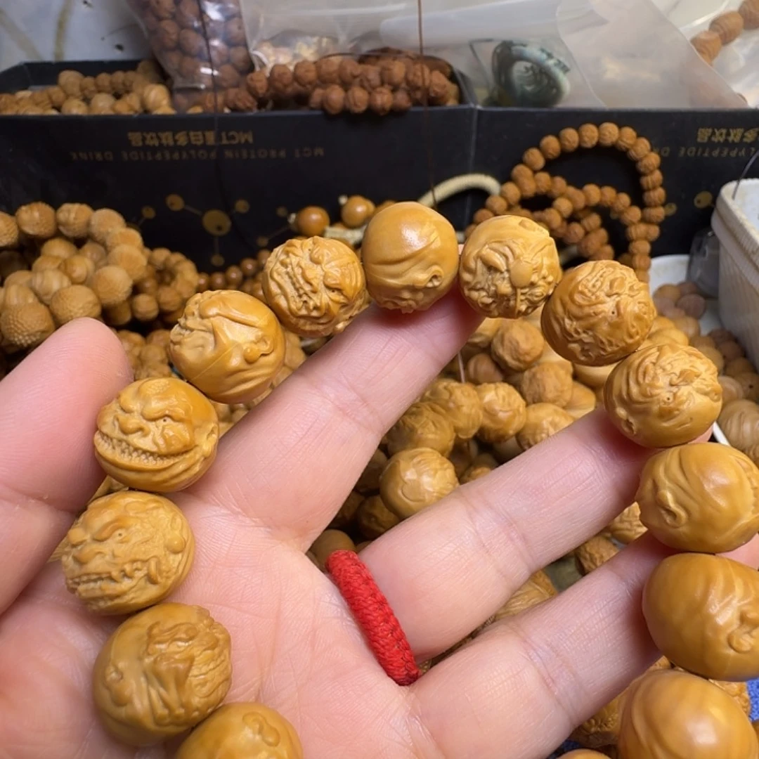 吊坠猴头核桃恶僧手串