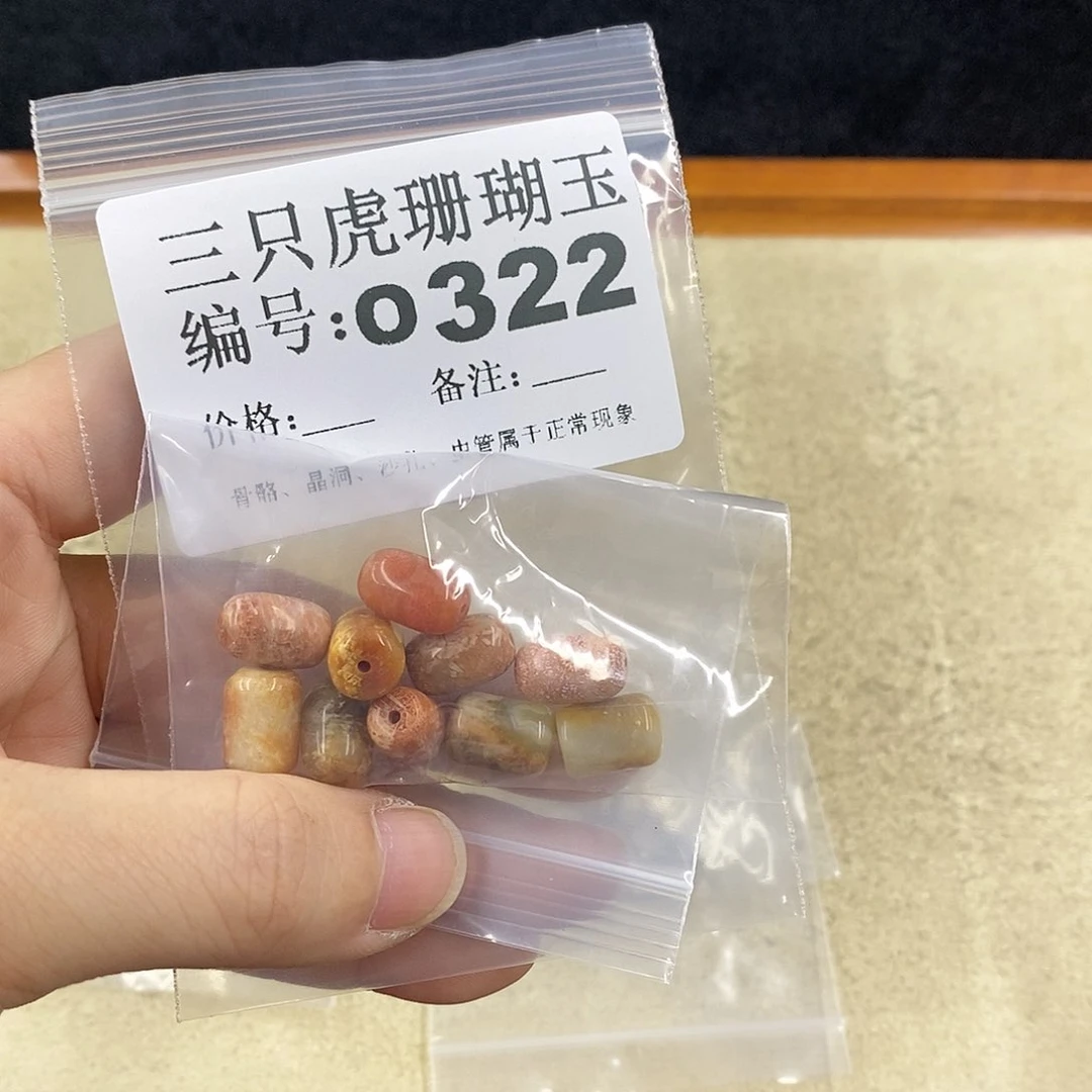 硅化珊瑚（珊瑚玉）1未镶嵌家***爱