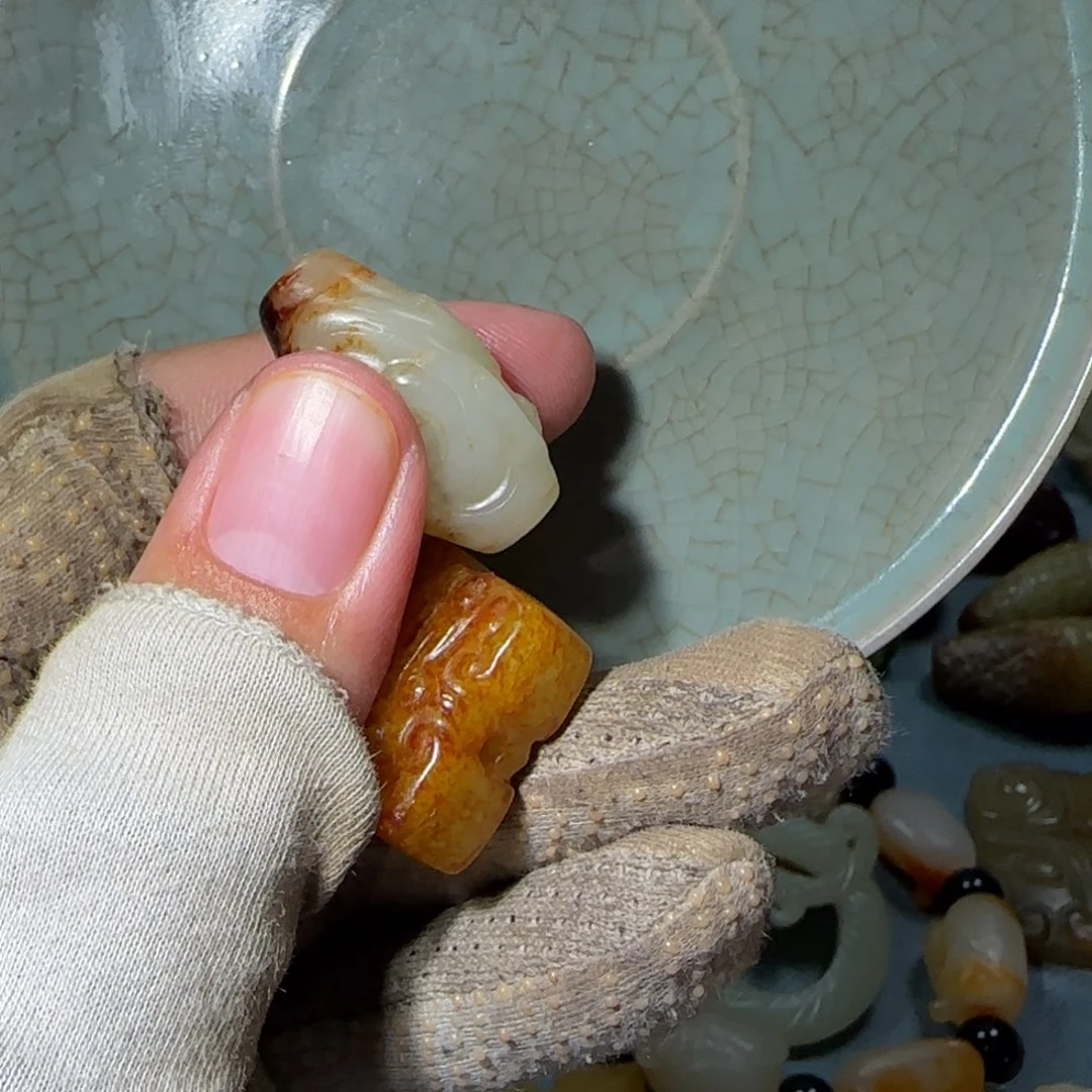 摆件用****4富贵荣华瓷器摆件