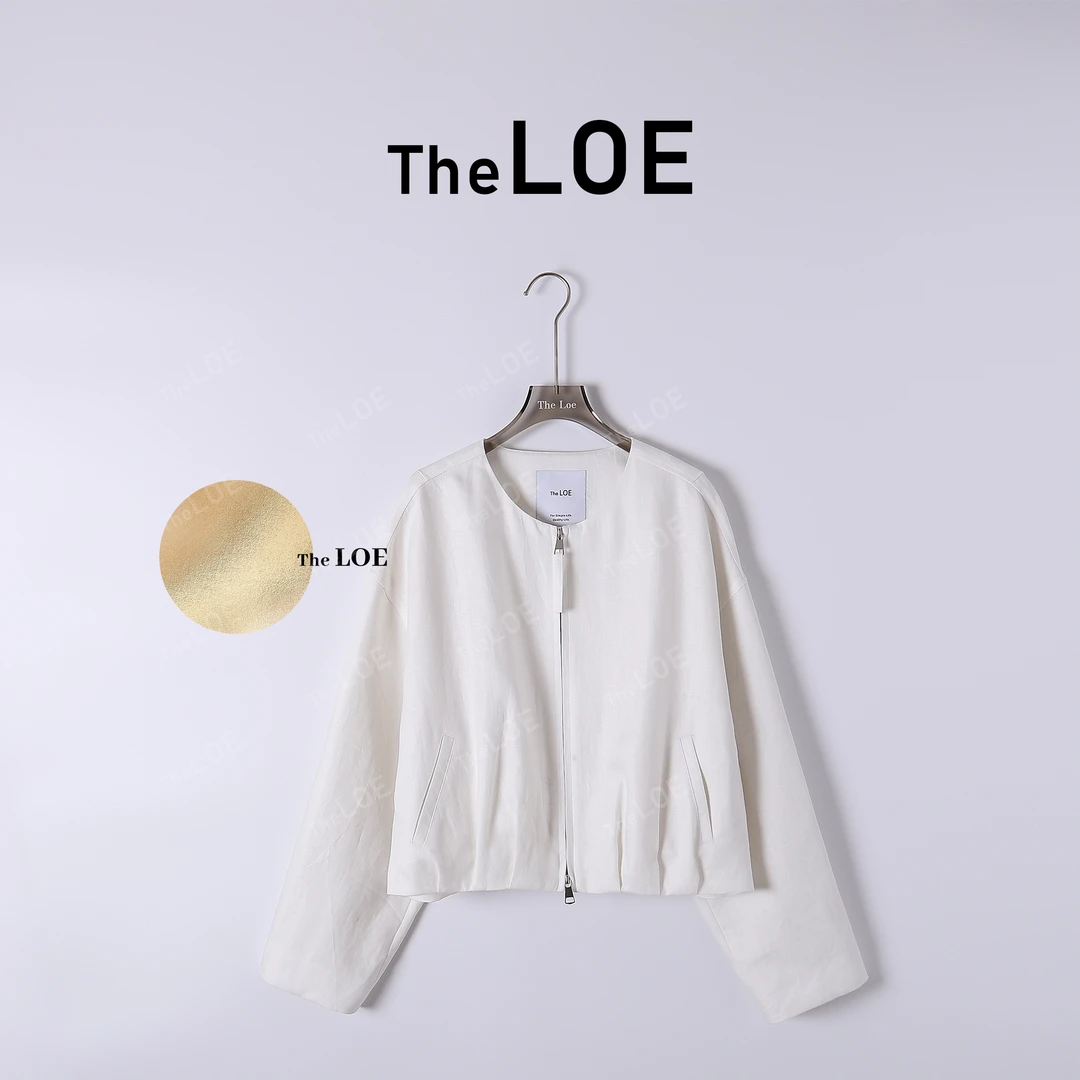 TheLOE/慢调巴黎 高级感定制亚麻莱赛尔外套#02.21W-G3760