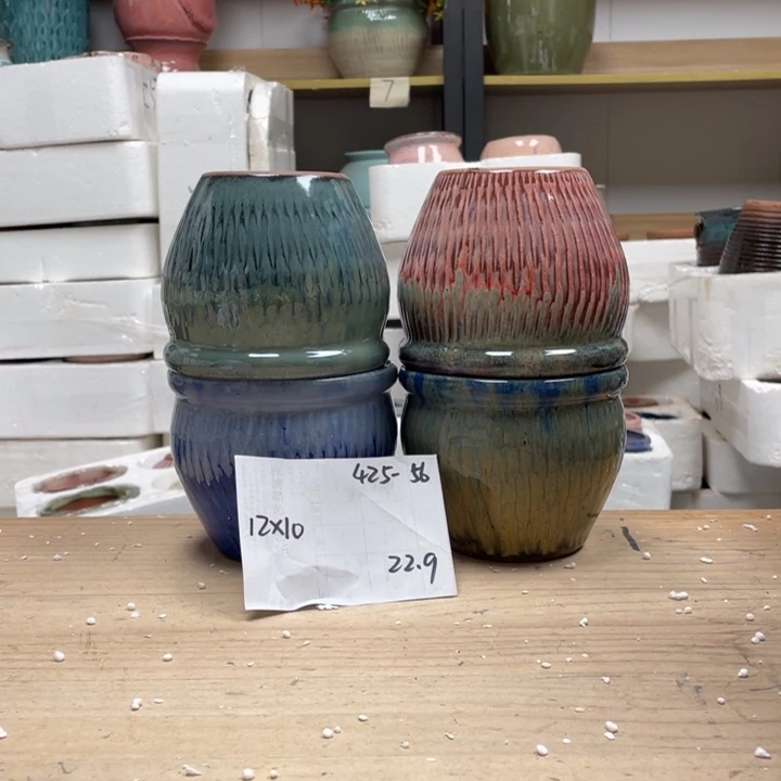 紫砂花盆多肉陶土花盆微瑕56