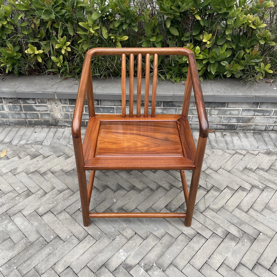 【托鞋佬】巴西黄檀实木大禅椅客人椅打坐椅新中式