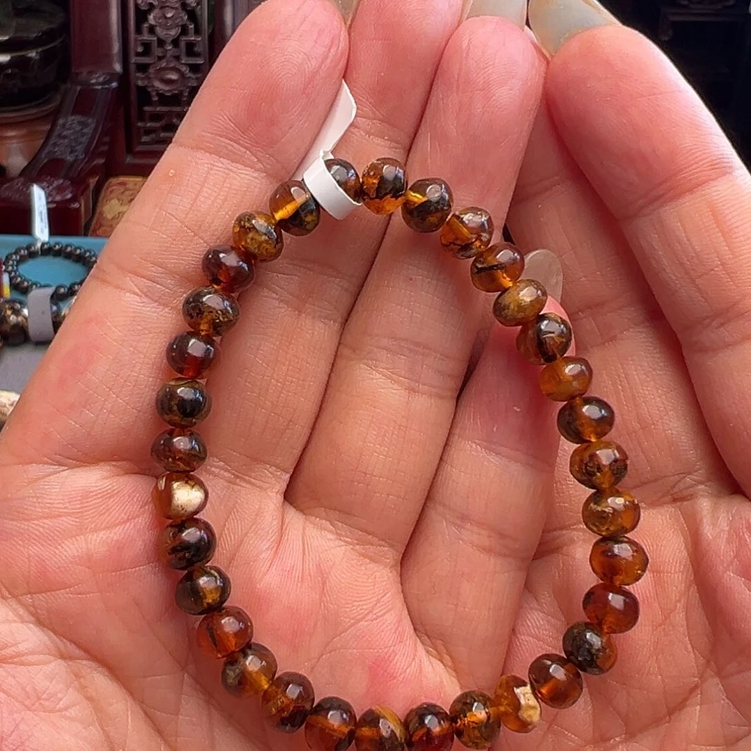 未镶嵌琥珀裸石抚顺琥珀10713六