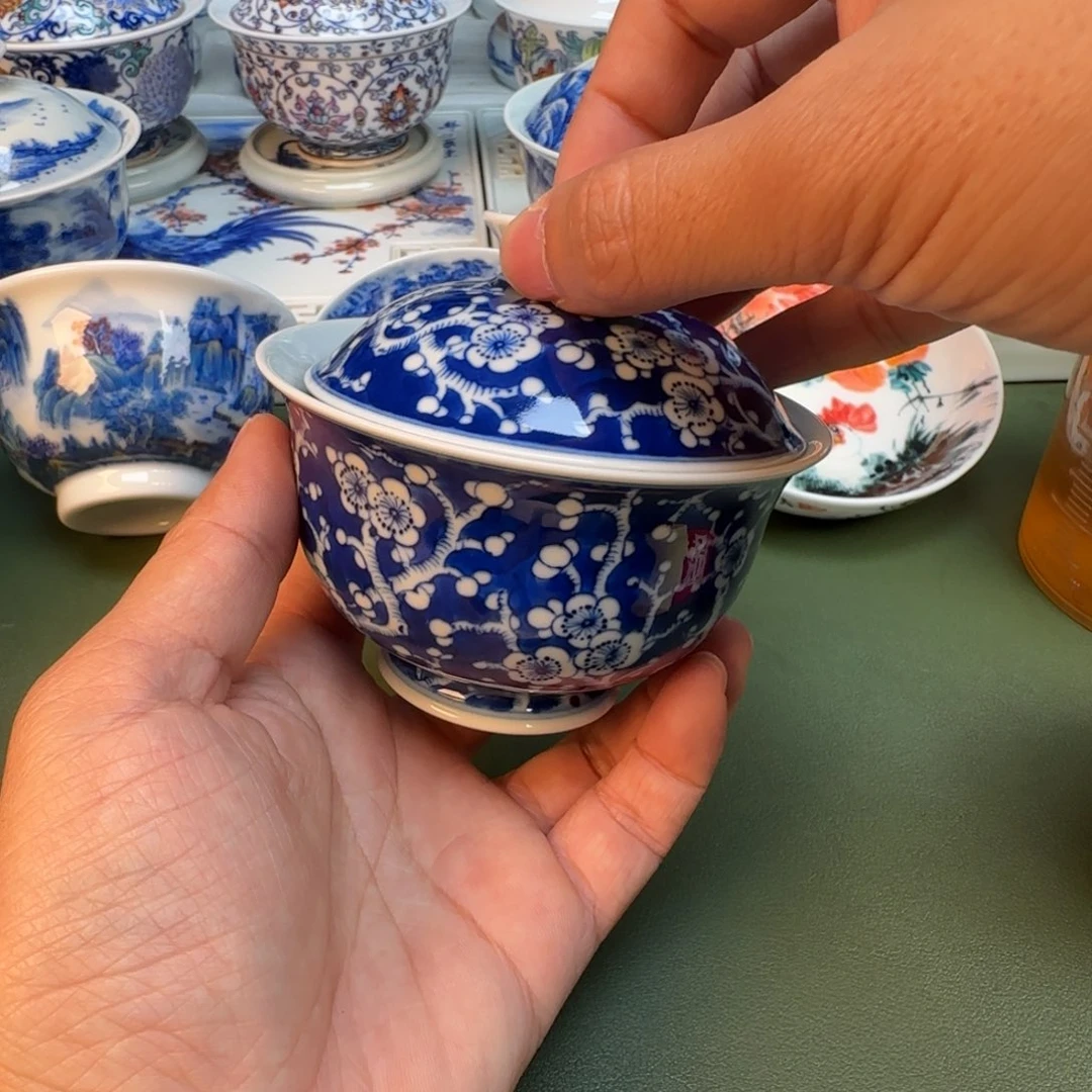 纯手工纯手绘茶具石头295