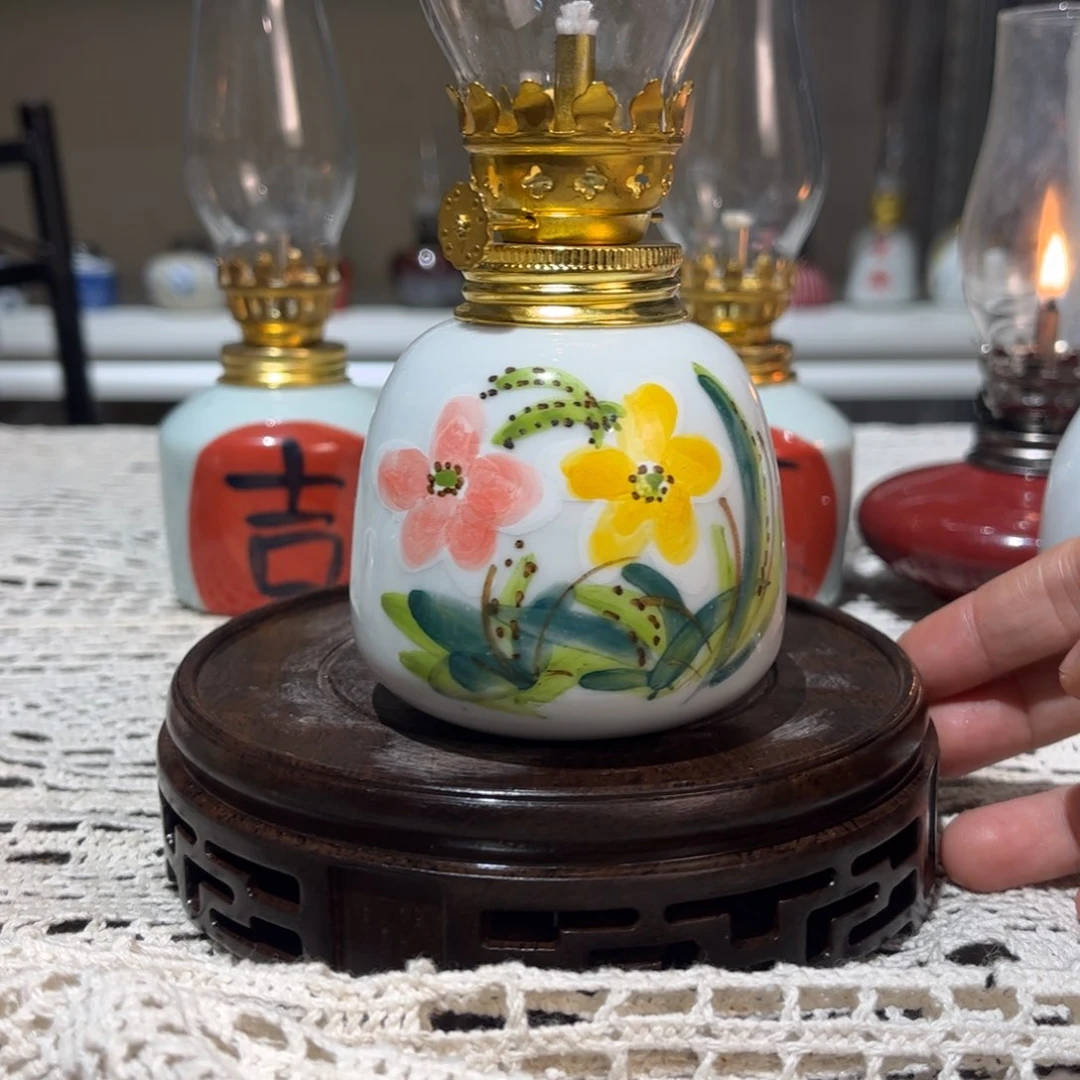 摆件景德镇陶瓷香薰灯