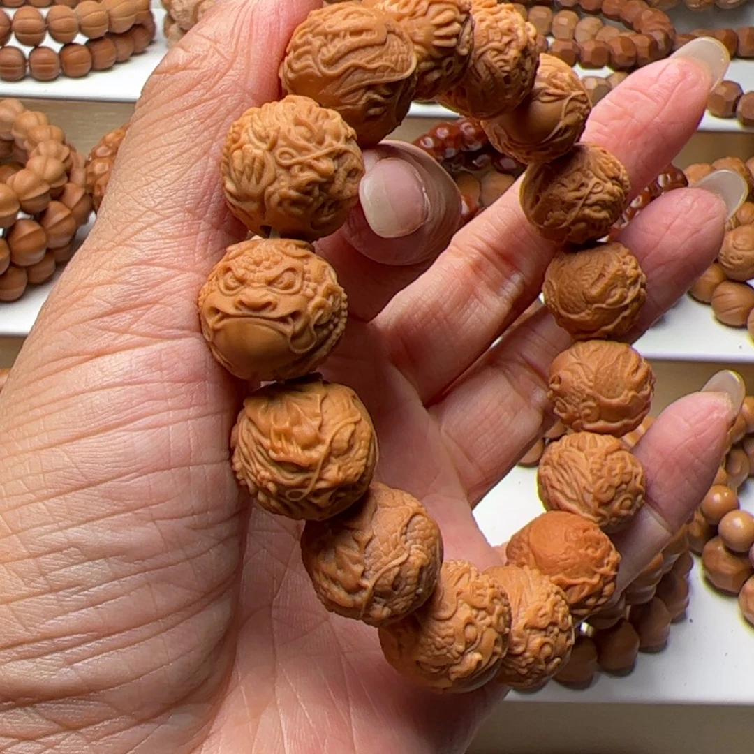 猴头核桃手串全品龙蛇蟾16