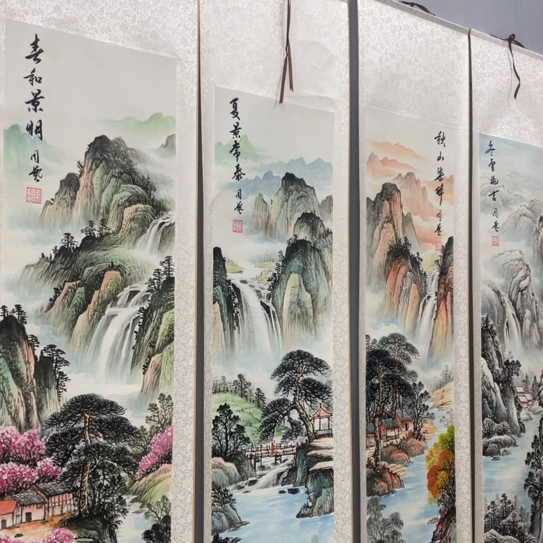 国画老师手绘带运险w