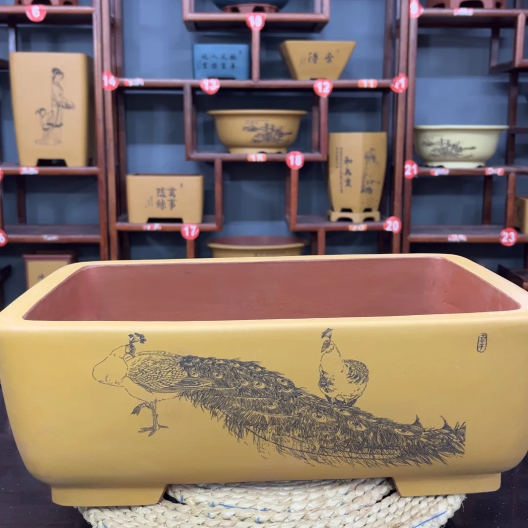 紫砂花盆紫砂花盆