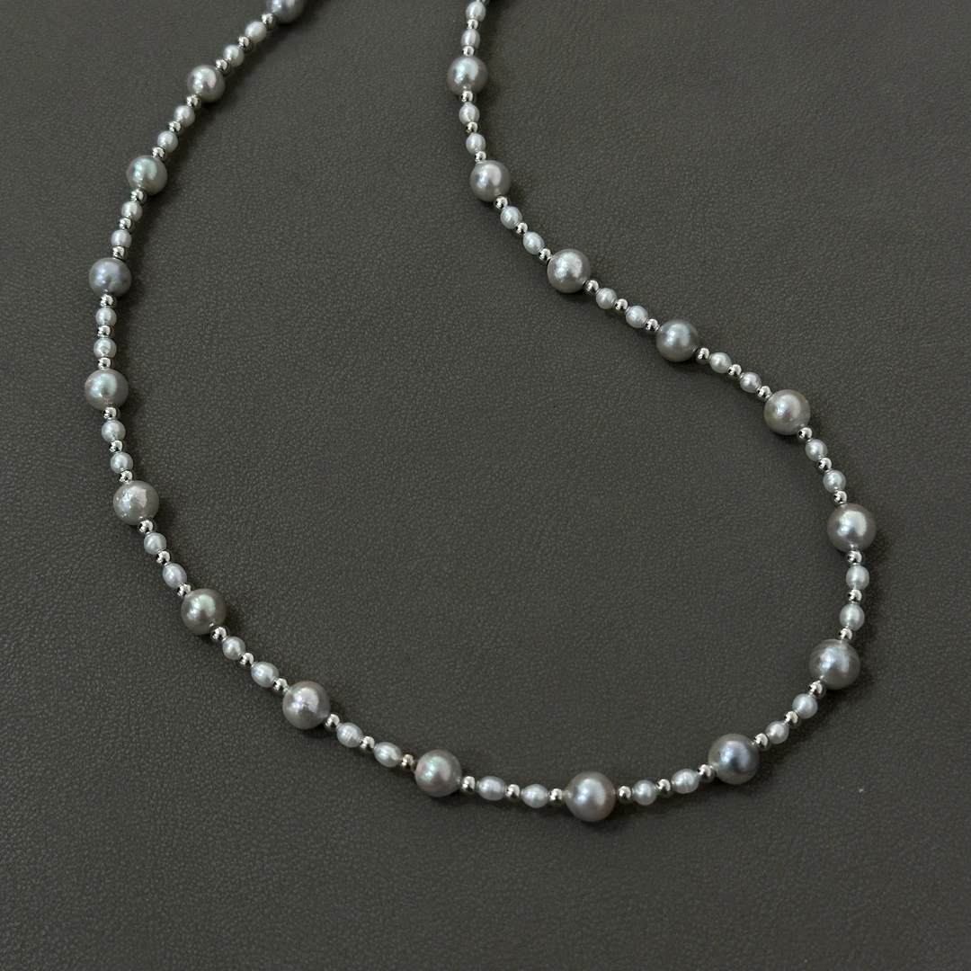 【珍辉珠宝】海水珍珠 真多麻项链6-7MM