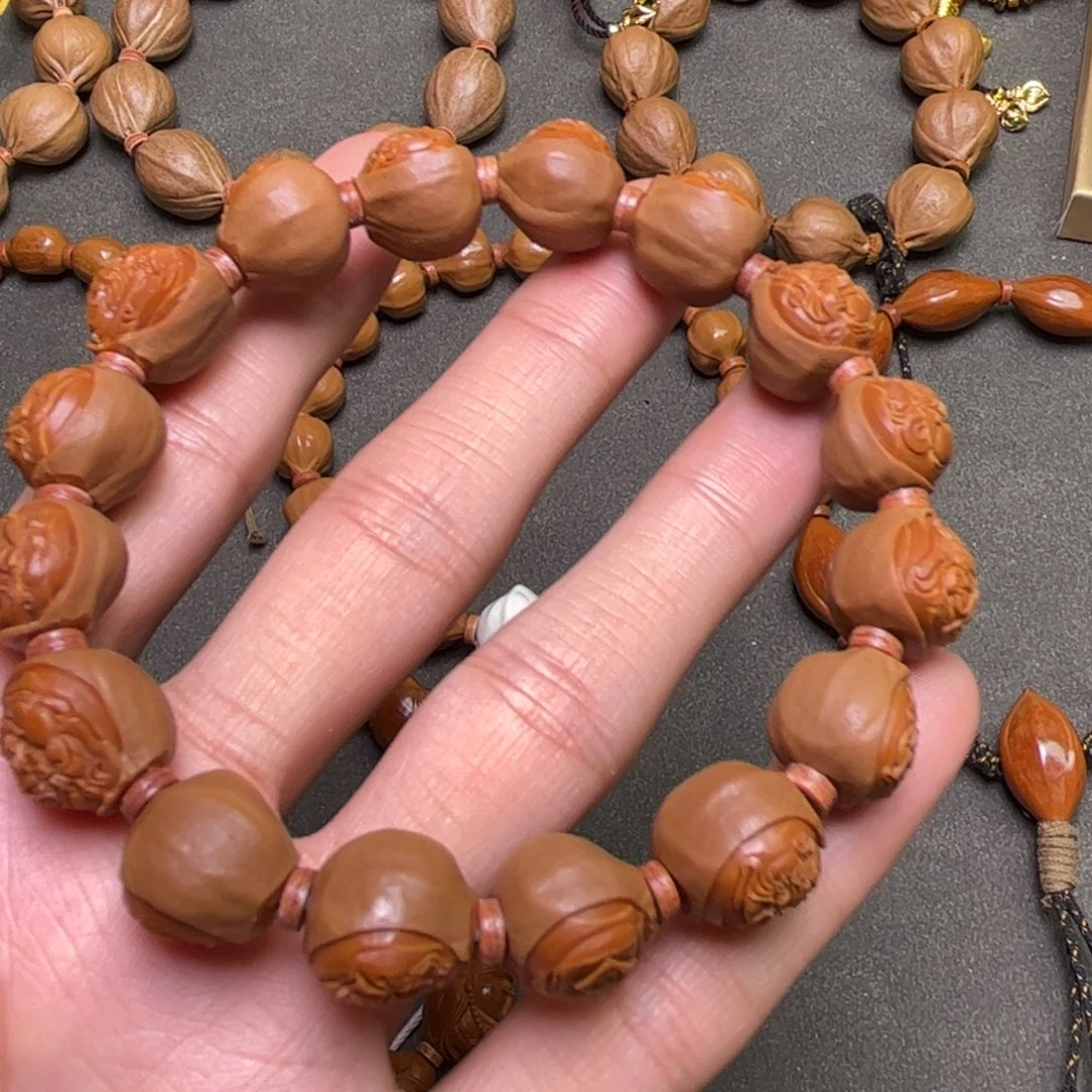 橄榄核手串/手链包衣钟馗