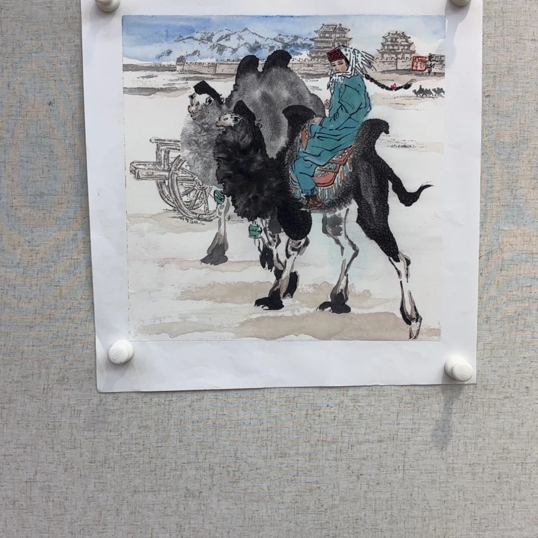 国画亲笔手绘原创