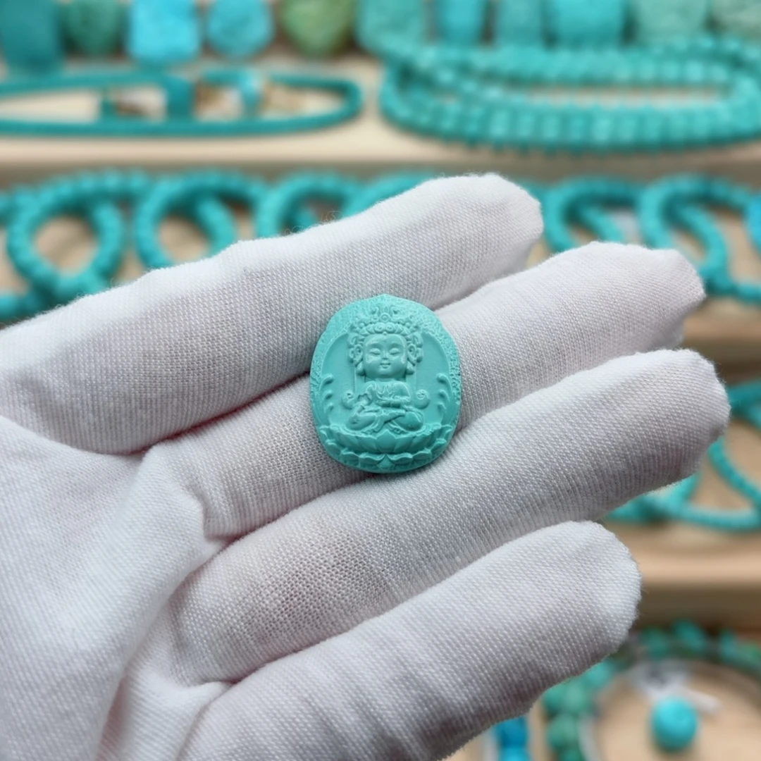 绿松石未镶嵌珠宝奇石