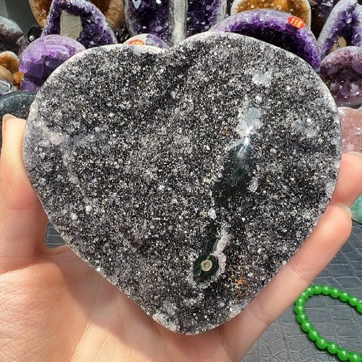 紫晶珠宝半成品未镶嵌