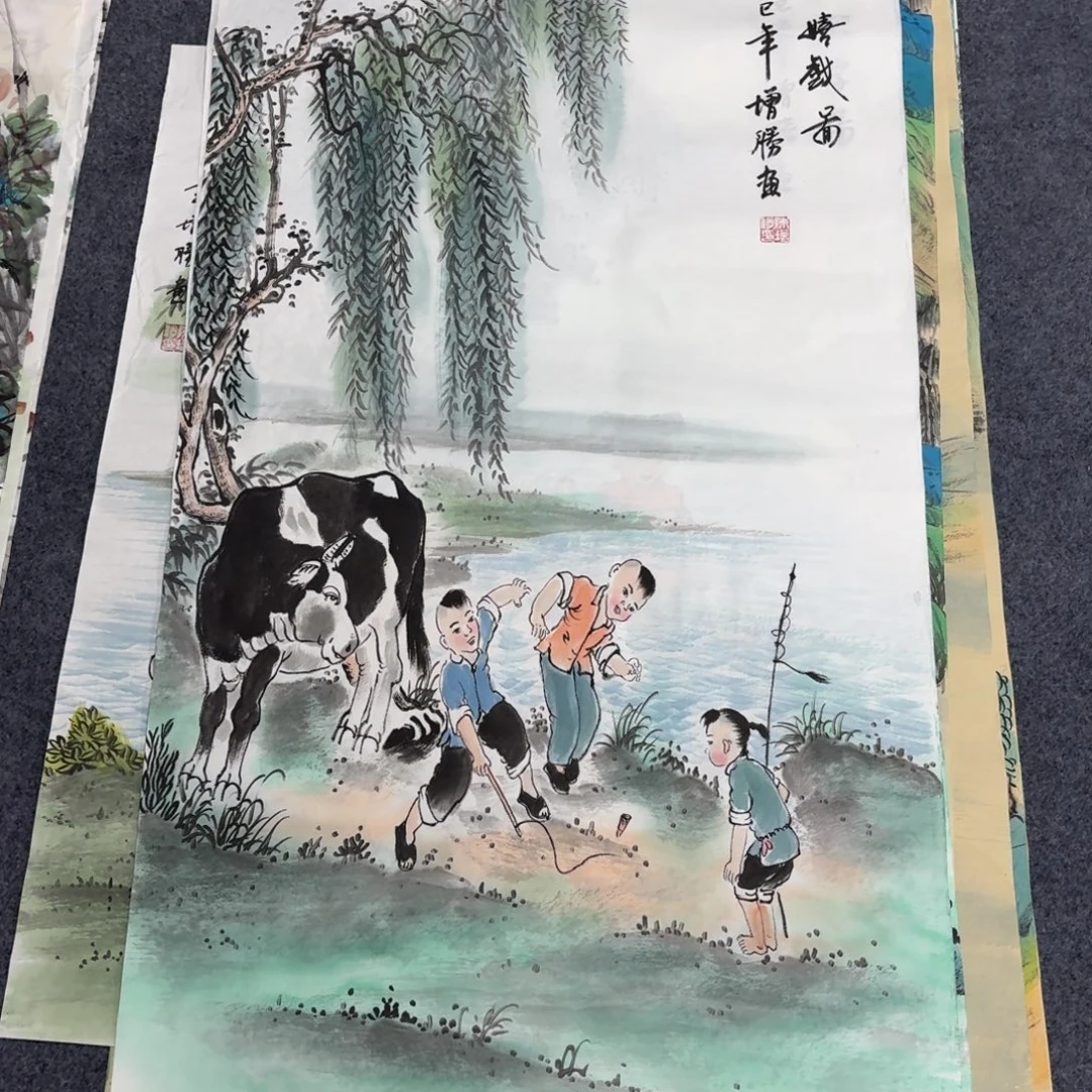 国画100×50画画画画
