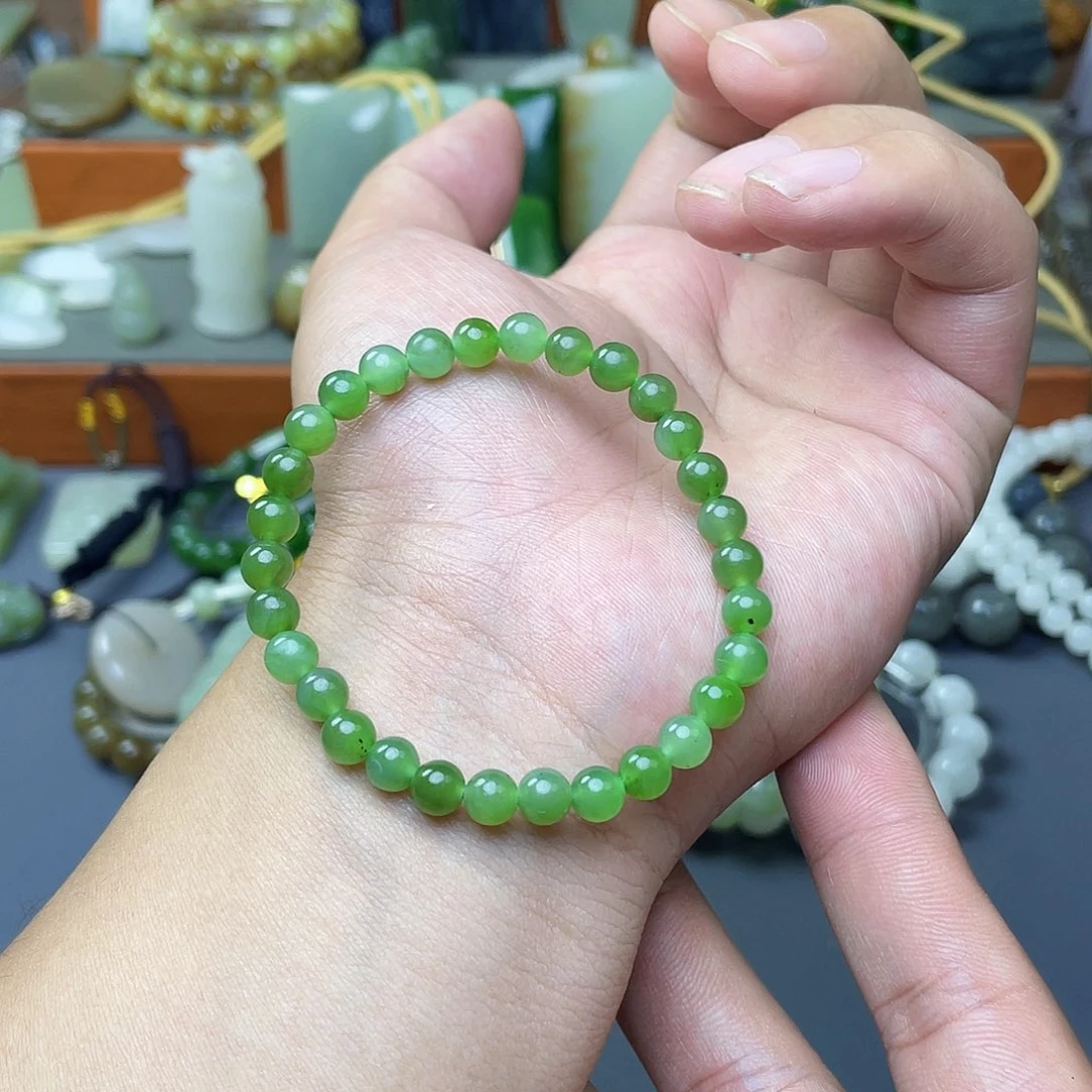 和田玉未镶嵌手链