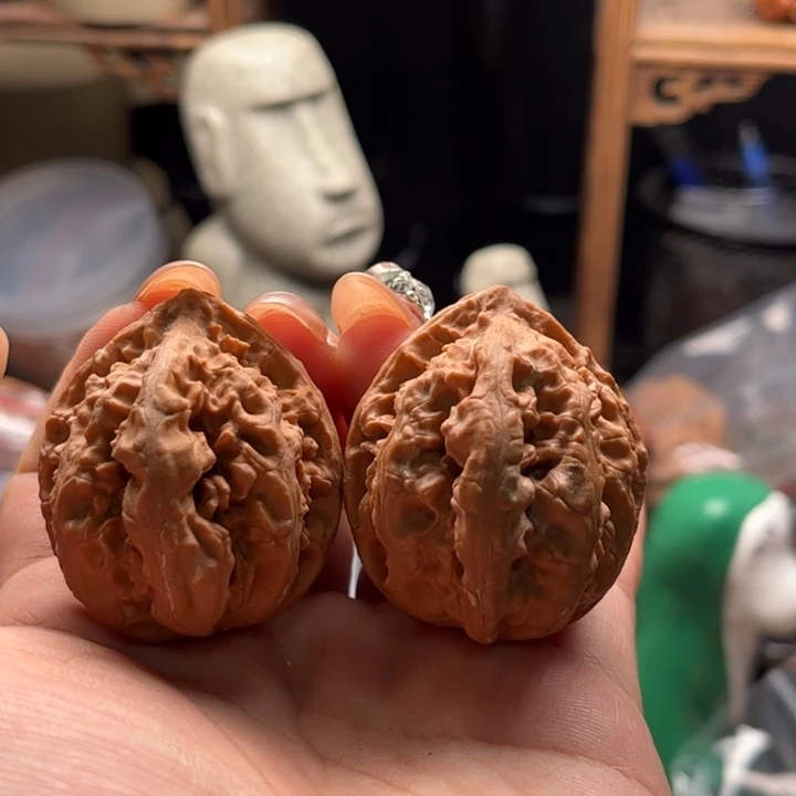 文玩核桃把件楸大胖23花