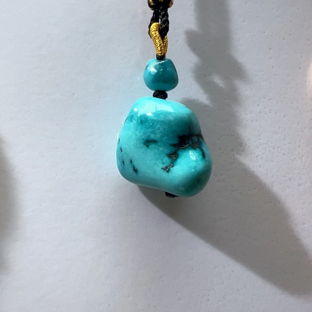 绿松石未镶嵌挂件