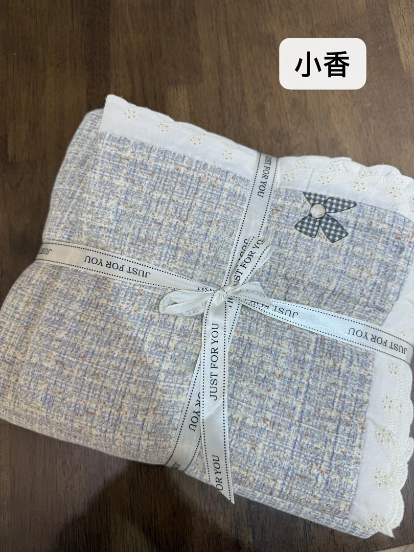 【小香】A类法式定制花边皱皱双层纱秋冬床上四件套
