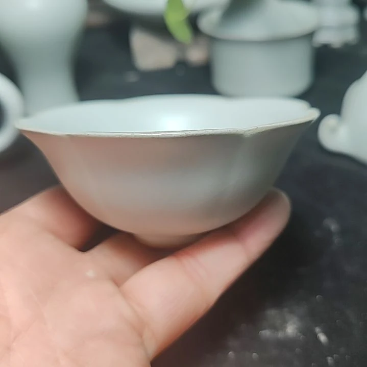 官瓷天青釉主人杯